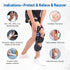 Hinged ROM Knee Brace, Post Op Knee Brace for Recovery Stabilization, ACL, MCL and PCL Injury, Adjustable Medical Orthopedic Support Stabilizer After Surgery, Women and Men