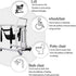Patient Lift Transfer Chair (Electric, Portable)