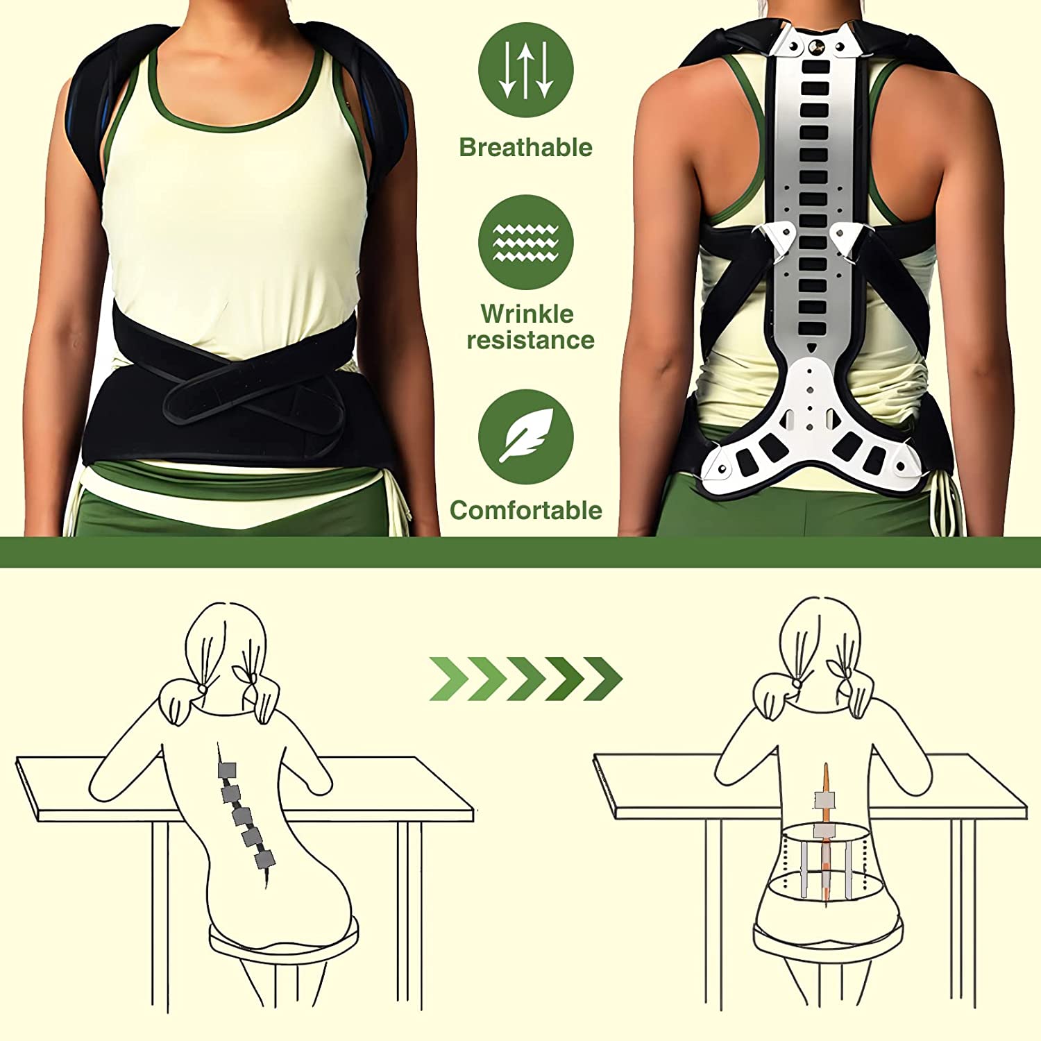 Posture Corrector Back - Lumbar and Spinal