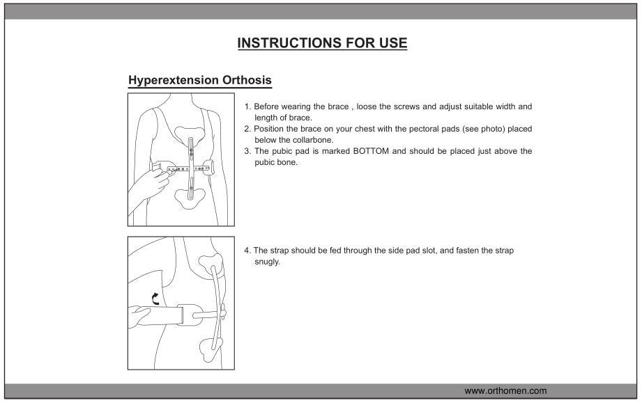 Hyperextension Orthosis
